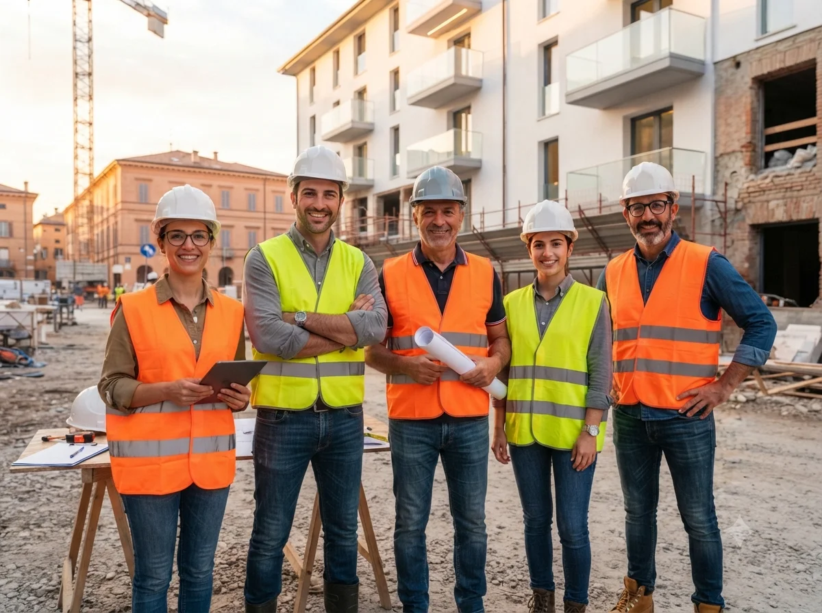 Il team EdilGo Srl al lavoro